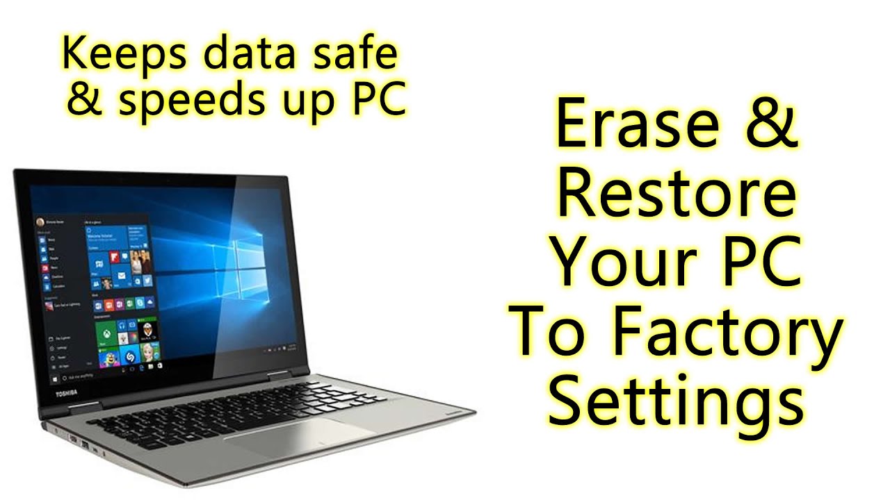 How Do I Reset My Evoo Laptop To Factory Settings? [Simple Step]