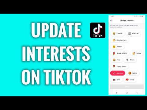 How To Change Your Interests On Tiktok
