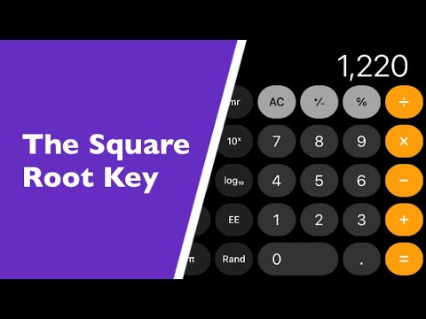 How To Type Square Root On Iphone
